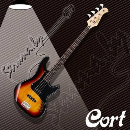 Бас-гитара Cort GB34JJ 3TS