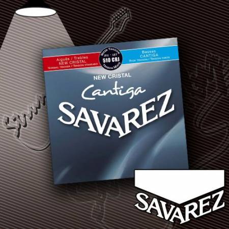 Струны для классической гитары Savarez 510CRJ New Cristal Cantiga Forte Normale