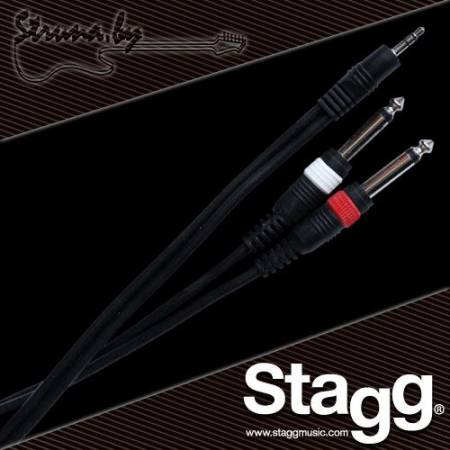 Коммутационный Y-кабель Stagg SYC3/MPS2P E