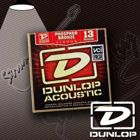 Струны для акустической гитары Dunlop DAP1356 Phosphor Bronze 13-56