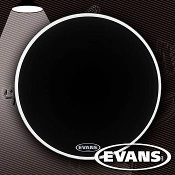 22" резонаторный пластик для бас-барабана Evans BD22RBG Resonant Black