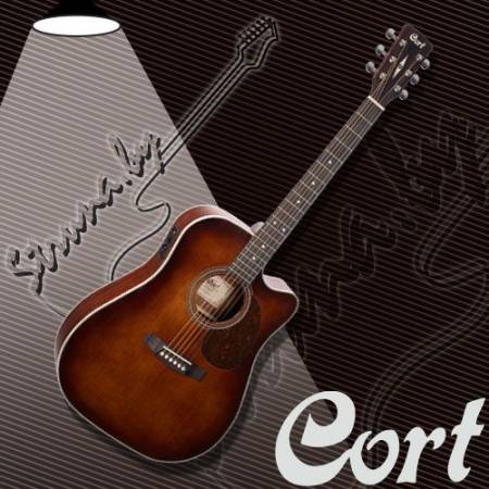 Электроакустическая гитара Cort MR500E BR