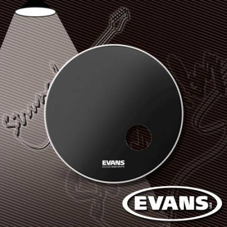 22" пластик для бас-барабана Evans EQ3 ONYX BD22RONX