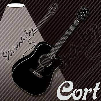 Электро-акустическая гитара Cort MR710F BK