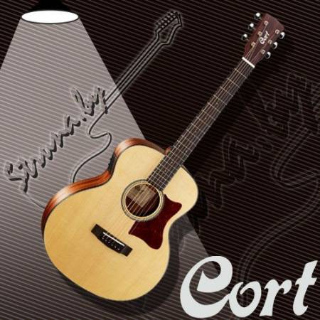 Электроакустическая гитара  Cort Little CJ OP