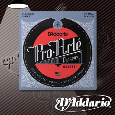 Струны для классической гитары D’addario EJ45TT
