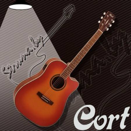 Электро-акустическая гитара Cort AD890CF-LVBS Standard