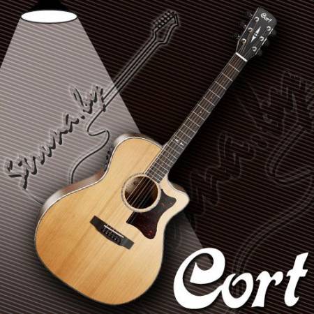 Электро-акустическая гитара Cort GA5F-BW