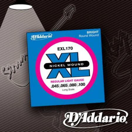 Изображение - Струны для бас-гитары D'Addario EXL-170 XL Regular Light 45-100 - магазин Struna.by