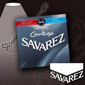 Струны для классической гитары Savarez 510CRJ New Cristal Cantiga Forte Normale