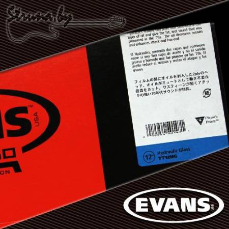 12" пластик для тома/малого барабана Evans TT12HG Hydraulic Glass
