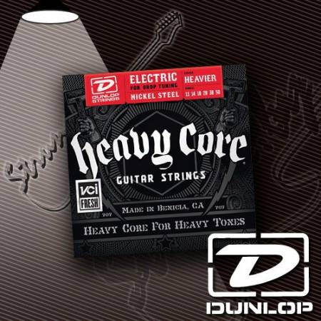Струны для электрогитары Dunlop DHCN1150 Heavy Core NPS 11-50