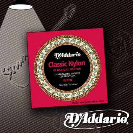 Струны для классической гитары D'Addario EJ-27N Student Classics Normal