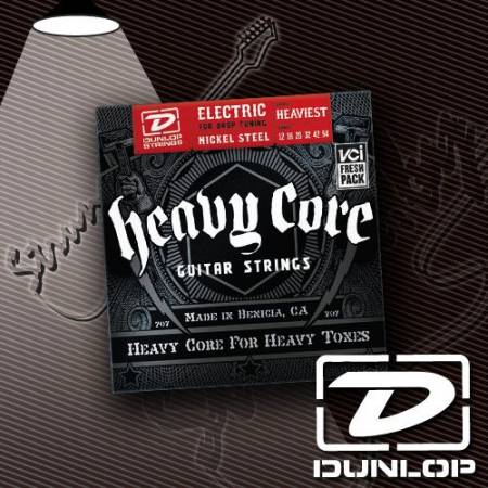 Струны для электрогитары Dunlop DHCN1254 Heavy Core NPS 12-54