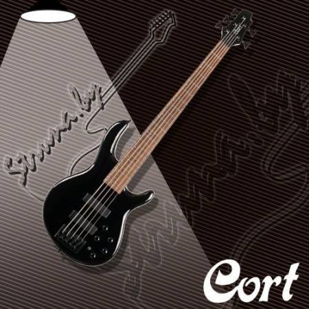 Бас-гитара Cort C5 Deluxe BK