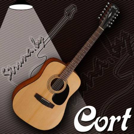 12-струнная акустическая гитара Cort AD810-12 OP