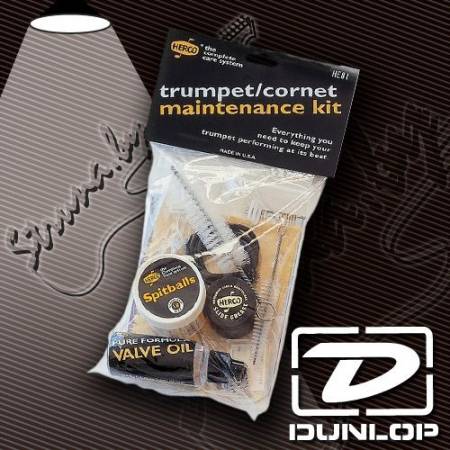 Набор по уходу за трубой и корнетом Dunlop HE81 Trumpet/Cornet complete care kit