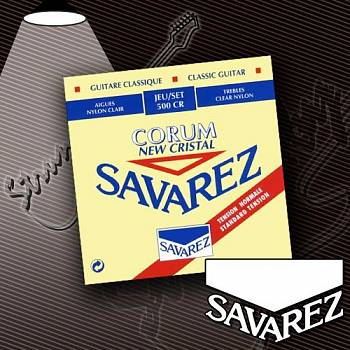 Струны для классической гитары Savarez 500CR New Cristal Corum
