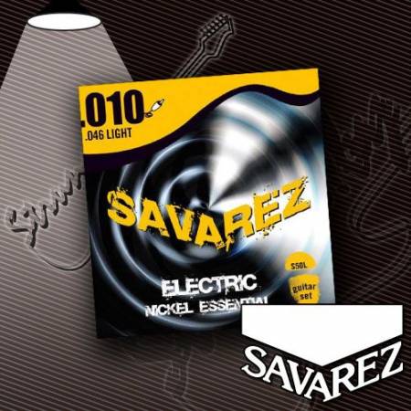Струны для электрогитары Savarez S50L Nickel Essential 10-46