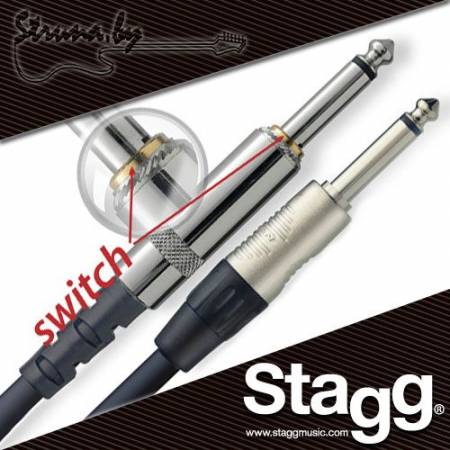Инструментальный кабель Stagg NGC6SWR