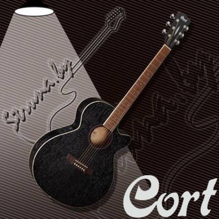 Электро-акустическая гитара Cort SFX-AB TBK