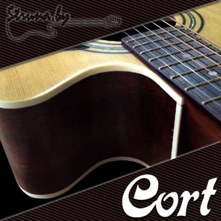 Электро-акустическая гитара Cort AD840CF Standard (в кейсе)