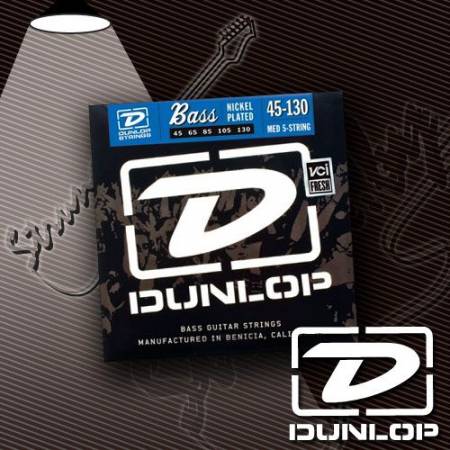 Изображение - Струны для 5-струнной бас-гитары Dunlop DBN45130 Nickel Wound 45-130 - магазин Struna.by
