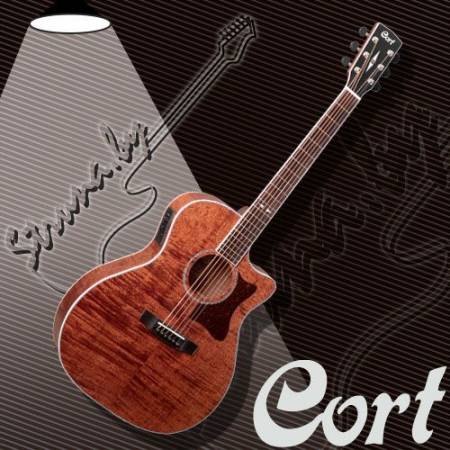 Электроакустическая гитара Cort GA5F-FMH OP