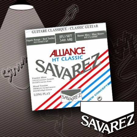 Струны для классической гитары Savarez 540ARJ Alliance TH Classic Mixed