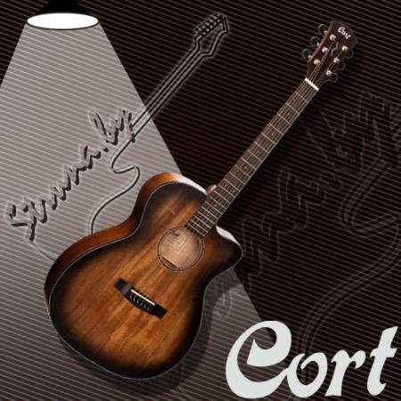 Электроакустическая гитара Cort Core-OC Mahogany OPBB
