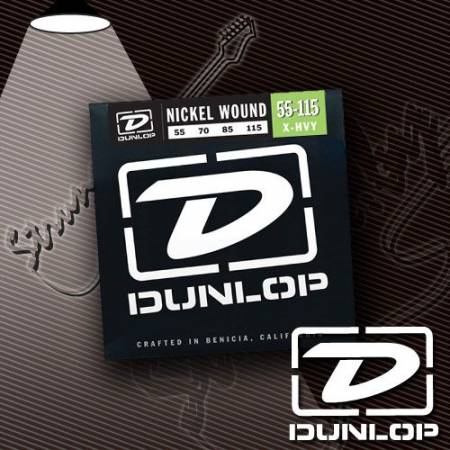 Изображение - Струны для бас-гитары Dunlop DBN55115 Nickel Wound 55-115 - магазин Struna.by