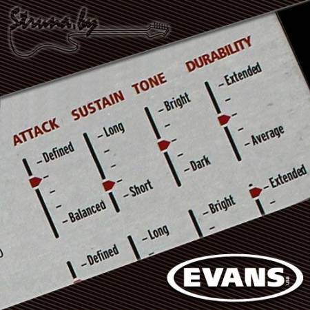 14" пластик для малого барабана Evans B14HDD Heavy Duty Dry