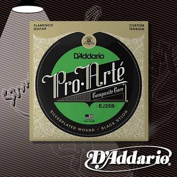 Струны для классической гитары D'Addario EJ-25B Pro-Arte Nylon Flamenco