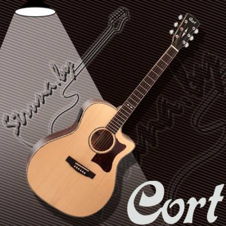 Электроакустическая гитара Cort GA10F NS