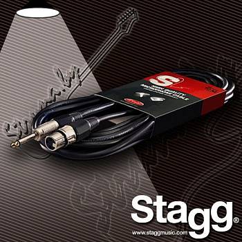 Микрофонный кабель Stagg SMC10XP XLR(F)-Jack(1/4)