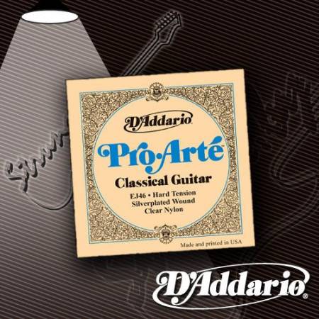 Струны для классической гитары D'Addario EJ-46 Pro-Arte Nylon Hard