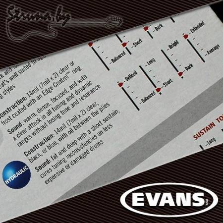 16" пластик для том барабана Evans TT16HG Hydraulic Glass