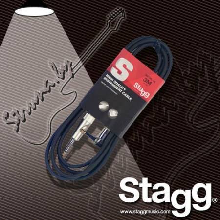 Инструментальный кабель Stagg SGC-3PL DL