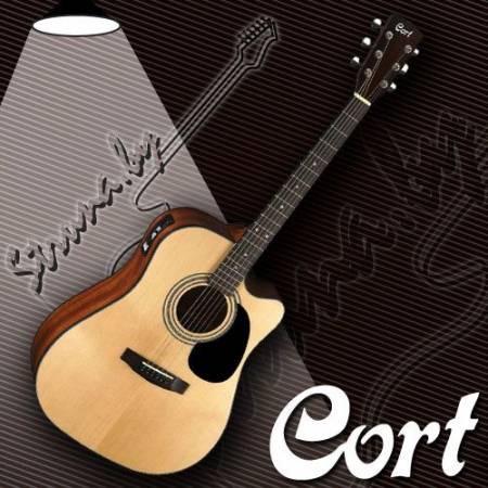 Электро-акустическая гитара Cort AD880CE NS