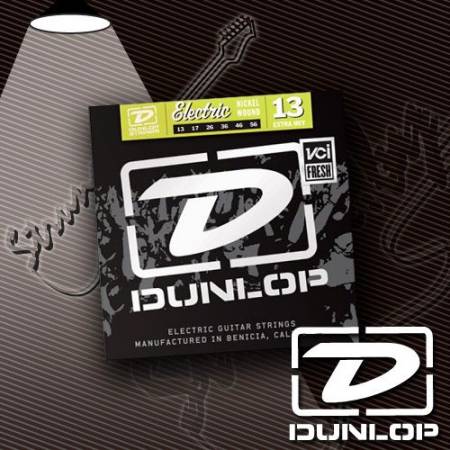 Струны для электрогитары Dunlop DEN1356 Nickel Wound 13-56