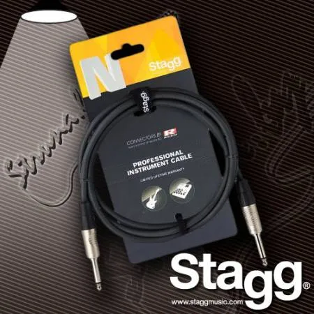 Инструментальный кабель Stagg NGC-3R