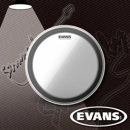 22" пластик для бас-барабана Evans Clear BD22EMAD2
