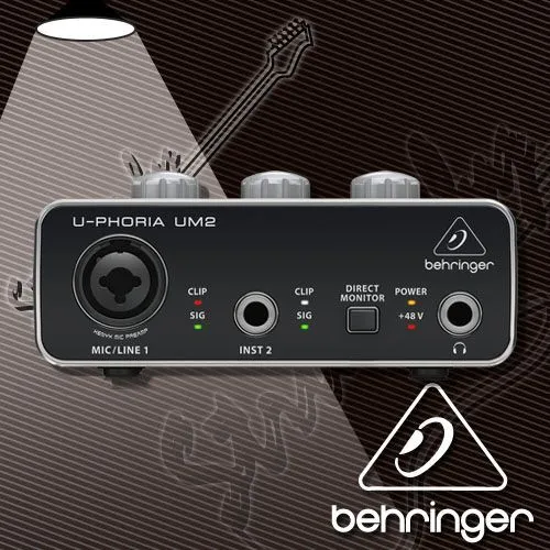 Звуковая карта behringer u phoria um2 характеристики
